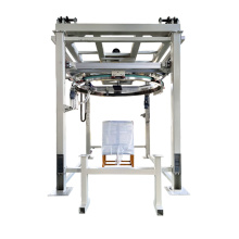 High speed rotary ring wrapping machine