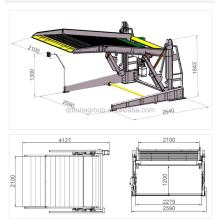 Sistema de estacionamiento de ascensor de estacionamiento de automóviles