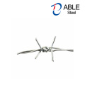 PVC coated and galvanized Barbed wire fence design