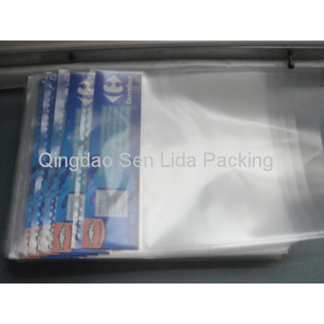 LDPE Plastic Bag with Cardbord Header