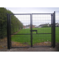 welded steel wire mesh fence swing gate