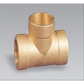 Brass pipe fitting brass Female Cross