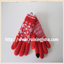 women's knitted touching screen Gloves