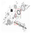 Changlin PY190H grader 190C.8-3 crown gear bevel gear