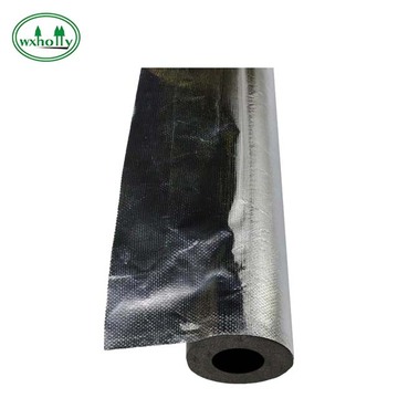 isolamento de tubos de borracha flexível de alta qualidade com alumínio