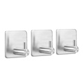 Robe/Towel Hook Self Adhesive in Brushed Nickel