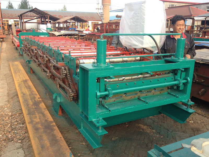 840/900 double layer roofing sheet roll forming machine