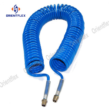 Spiral weather resistant gardening PA coil hose set