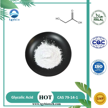 Kosmetikmaterial Glykolsäurepulver CAS 79-14-1