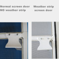 Aluminium Fixed frame screen door with sealing strip