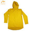 Yellow Ladies PU Jacket PU Raincoat