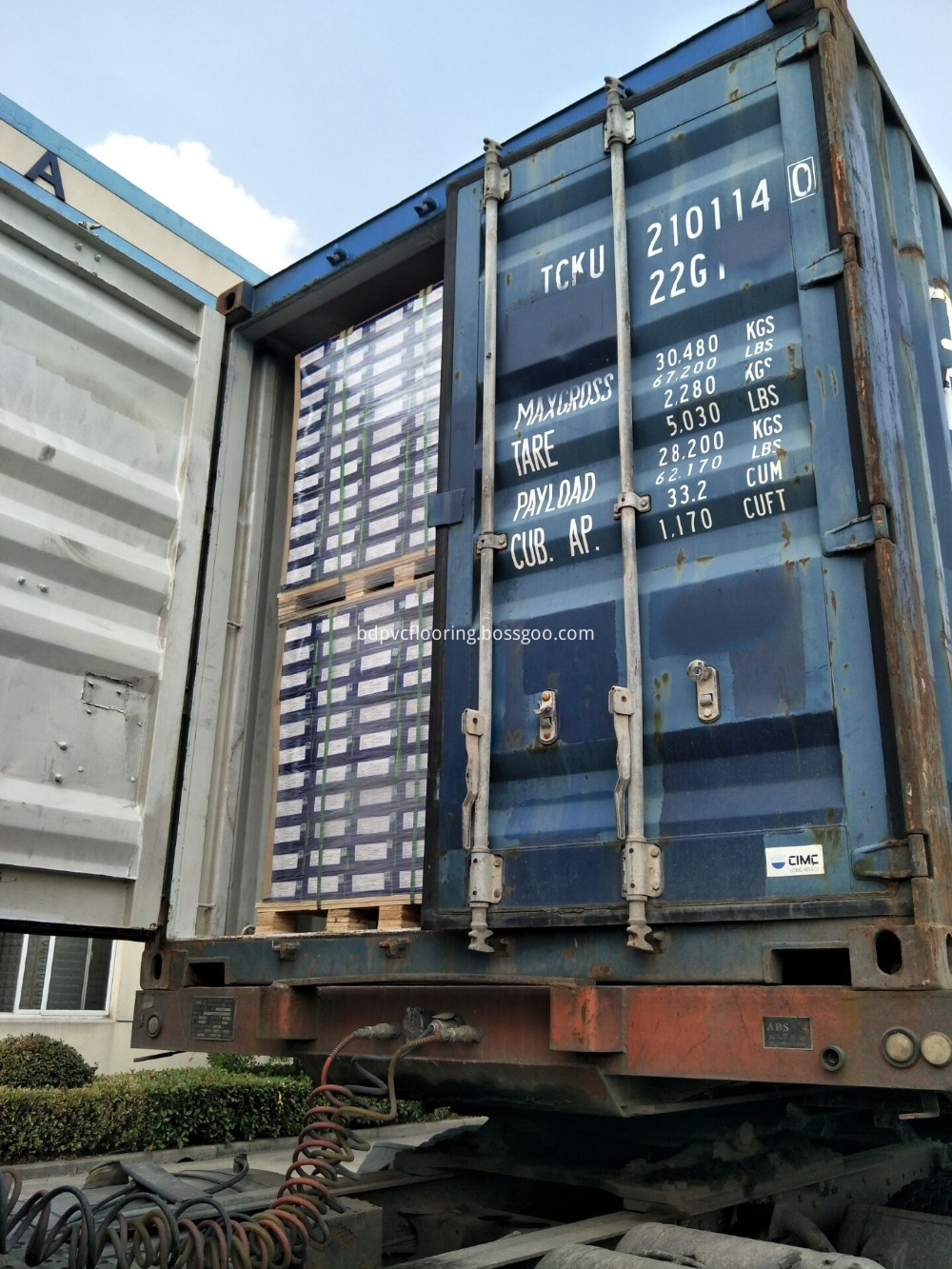 Container Of Spc Flooring