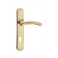 Top sale fuctional zinc door handle on plate