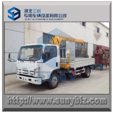 3 T Straight Arm Kran Isuzu Light Crane Truck
