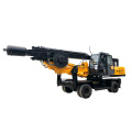 Hydraulic bore pile driver machine