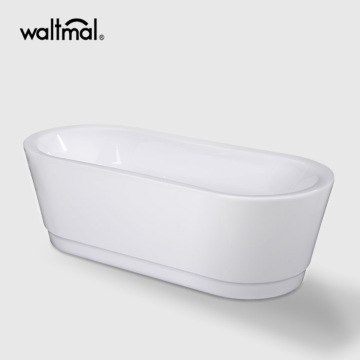 Designer Oval Soaking Pedestal Freestanding Bathtub