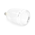 Empty glass spirit vodka bottle with cork 100ml