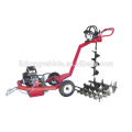 Venta por mayor china mejor 9Hp gasolina motor corriente post cavador del agujero, cavador del agujero mini post, post agujero digger barrena