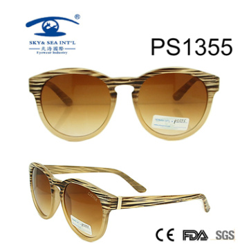 Neue Rahmen-Farbe PC runde Art-Sonnenbrille (PS1355)