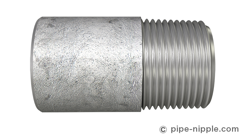 Galvanized Single screw Pipe Nipple