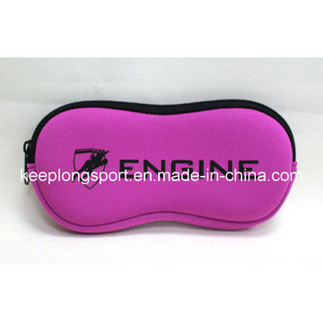 Silk Screen Printing Logo Neoprene Glasses Pouch