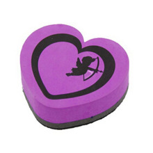 Heart Shape Whiteboard Eraser para presente promocional