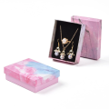 Jewelry Box Necklace Bracelet Rings Cardboard Packaging