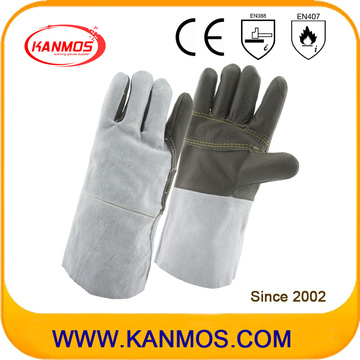 Cowhide Furniture Leather Industrial Safety Welding Work Gloves (11129)