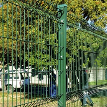 curved Welded wire mesh Fence panel