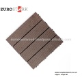 Tuiles de plancher interchangeables WPC de meilleure qualité, pour plancher extérieur, 100% imperméable à l&#39;eau, antislip, résistant aux rayons UV, composite plastique en bois