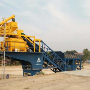 Best quality belt conveyor concrete batching plant price