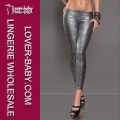 Snake Tight Shine Liquid Metallic Women Trousers (L9621-2)