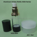 30ml Aluminum Airless Bottle with Black Base