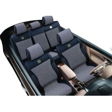 Cubierta de asiento de coche forma delgada con fibra de lino