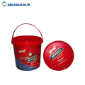 2.5L plastic cookie food IML container