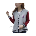 Womens Custom Cute Trendy Embroidery Design Varsity Jackets