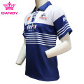 Camisa de rugby esportiva de estilo único personalizado