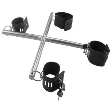 Sex Bondage Restraint Metal Rod Handschellen Ankle Cuff Metall Schäkel Ankle Cuffs Männer Frauen