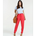 elasticated waist size pocket trousers pants