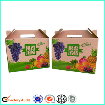 Custom Corrugated Box Fruit Packaging Box Grape