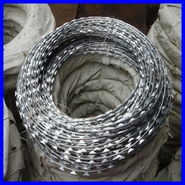 Arame farpado galvanizado da lâmina SGS / CE / ISO9001