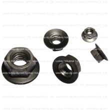 Carbon Steel Flange Hex Nut Zinc Plated