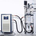 Chemical vacuum100l jacketed glass reactor