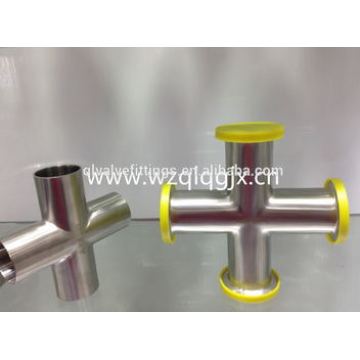 Sanitary Stainless Steel Pipe Fitting Cross