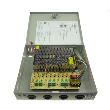 Boîte d&#39;alimentation CCTV 60W 12V 5A 6CH