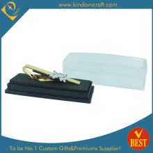 2015 Fashion Design Tie Clip with Plastic Box