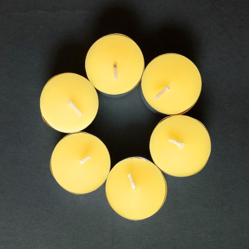 Pure Natural Organic Handmade Beeswax Tea Light Candles