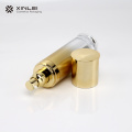 30ml with gradual gold cosmetic bottle pump bottle