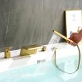 Brass Bathtub Faucet Set with Hand Shower