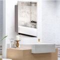 Modern Style Bathroom Aluminium Wall Mounted Mirror Cabinet